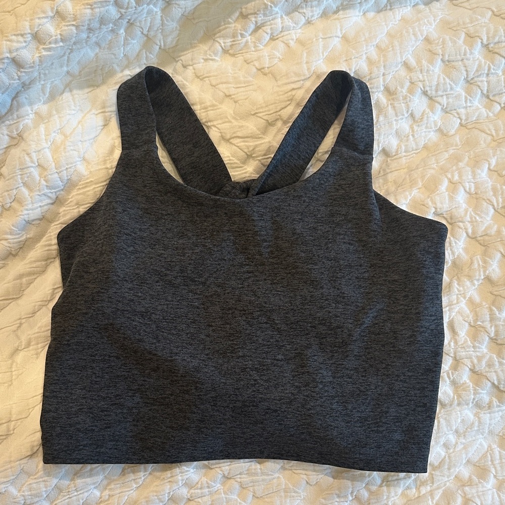 Beyond Yoga Charcoal Sports Bra
